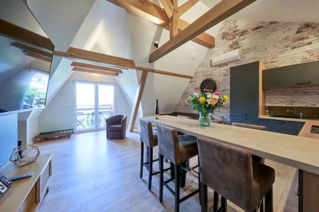 شقة Loft Neuf Avec Bain Jacuzzi Et Terrasse كولمار المظهر الخارجي الصورة